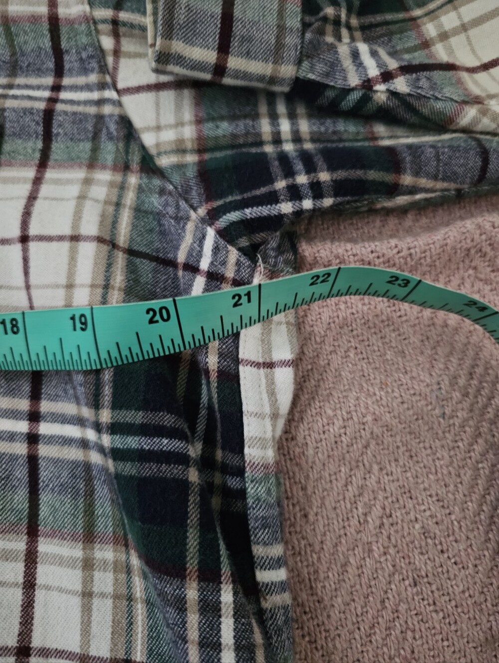 Vintage LL Bean Plaid Flannel Button-up Shirt - Picture 11 of 16